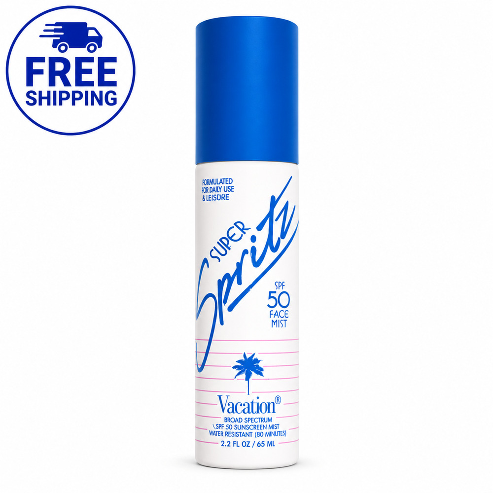 Vacation Super Spritz SPF 50 Face Mist Sunscreen Spray 2.2oz 65ml UV Protection